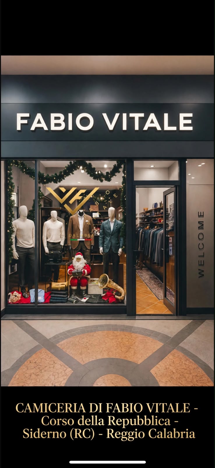 Fabio Vitale, camiceria e abbigliamento uomo